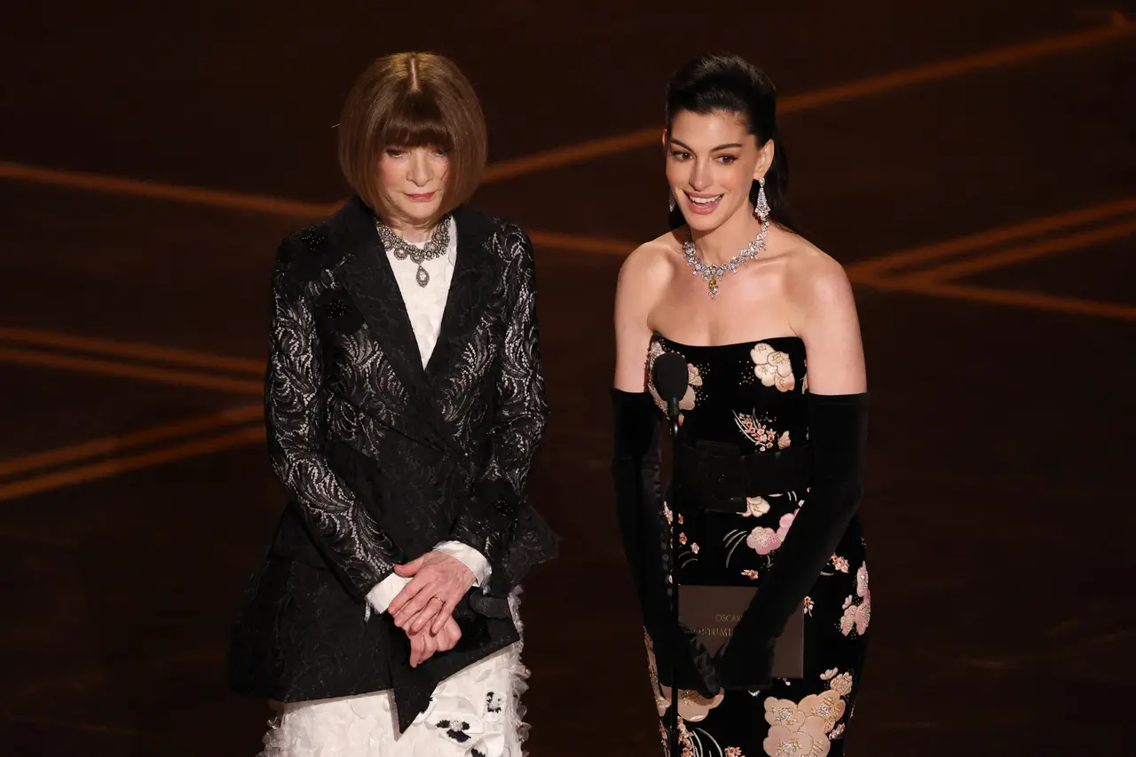Anne Hathaway and Anna Wintour bring ‘The Devil Wears Prada’ to life
A fun fashion moment occurred when Anne Hathaway appeared alongside fashion icon Anna Wintour.Their appearance playfully referenced the iconic fashion film The Devil Wears Prada, with Hathaway humorously nodding to her character Andy Sachs while interacting with the Vogue editor who inspired the film